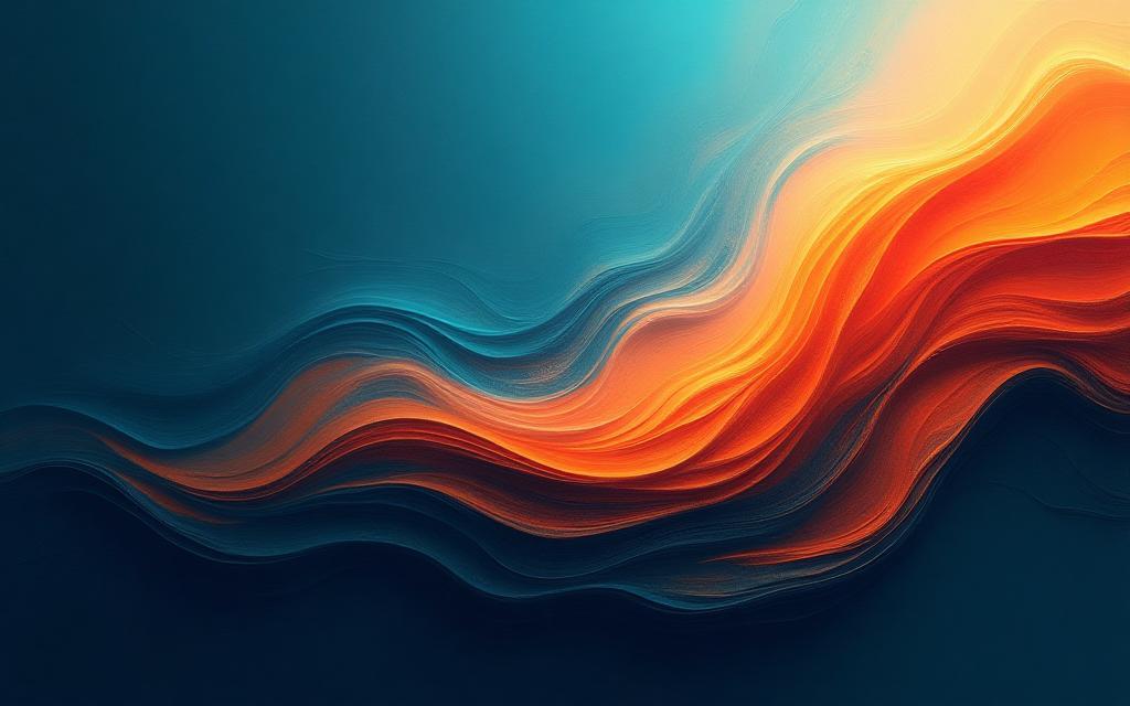 Abstract creative design elements symbolizing innovation